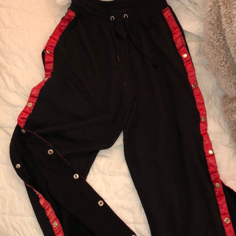 dressy joggers that can we worn open on the sides